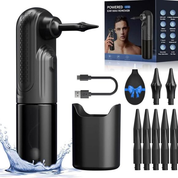 New Ear Wax Removal Cleaning Kit With 12 Reusable Replacement Tips